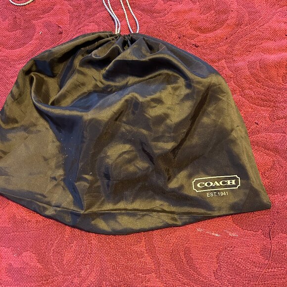 Vintage Y2K COACH Mini Soho Madison Top Handle Black Satin/Suede Bag - Picture 8 of 8